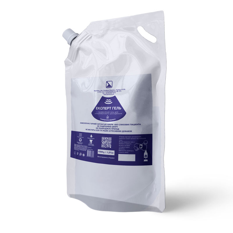 «Експерт гель», гель для ультразвукового дослідження, 4500 г